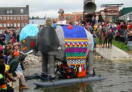 Bumpo the Elephant at the Museum of Industry