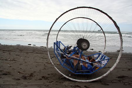 Unwieldy on the beach