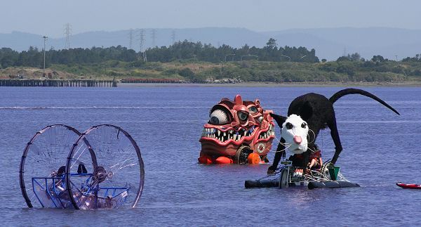 Unwieldy, Extreme Makeover, and Scaredy Cat on the water