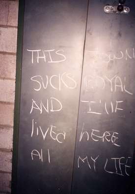 Inside Weir Hall Elevator Door